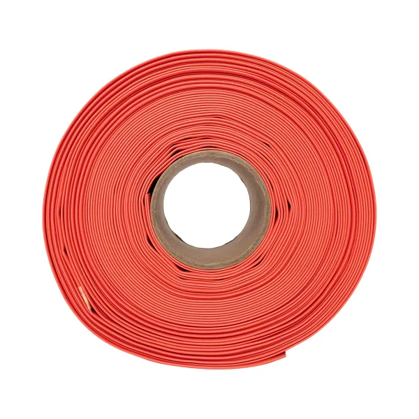 Термоусаживаемая трубка ТУТ нг 100/50 красная рулон EKF PROxima