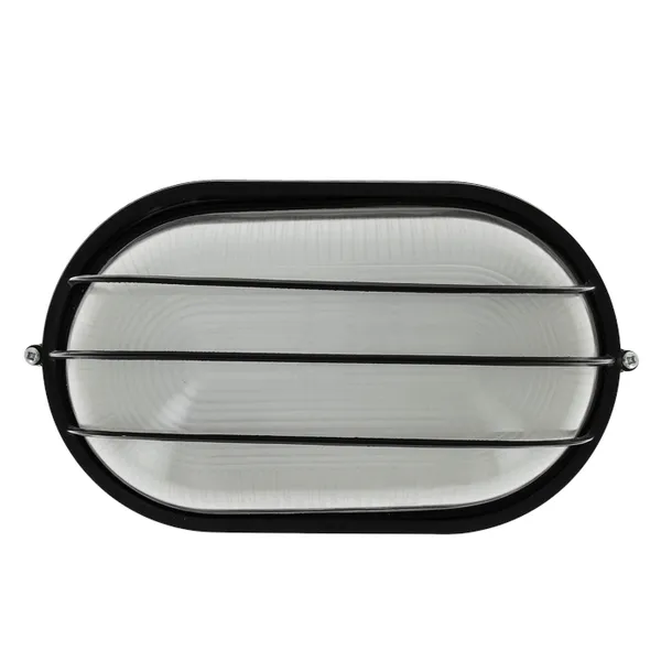 Светильник BLS-1206 черный/овал сетка 100Вт IP54 EKF Basic