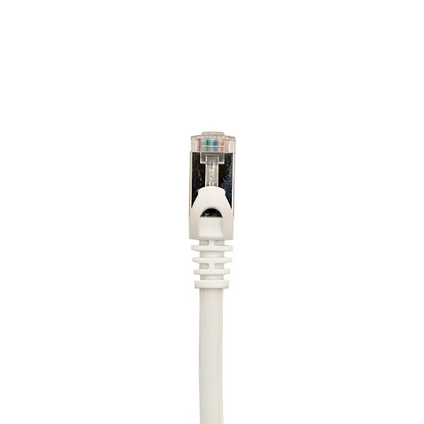 Патч-корд TERACOM CS Cat.6A экранированный S/FTP оболочка LSZH белый (5,0м)