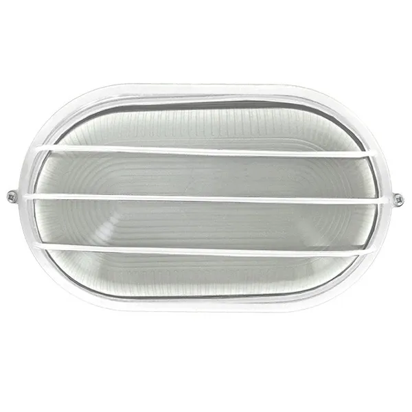 Светильник BLS-1406 белый/овал сетка 60Вт IP54 EKF Basic