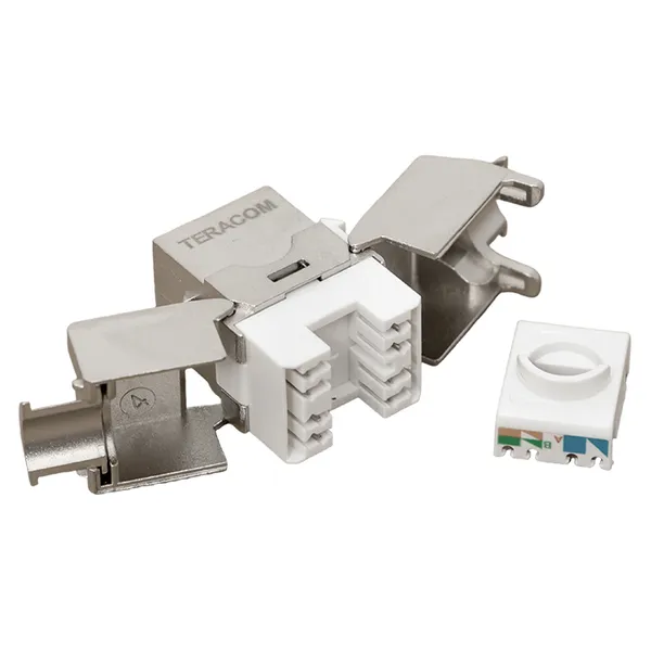 Модуль Keystone TERACOM CS Cat.6A экранированный STP 110 IDC 180 градусов самозажимной (Toolless)