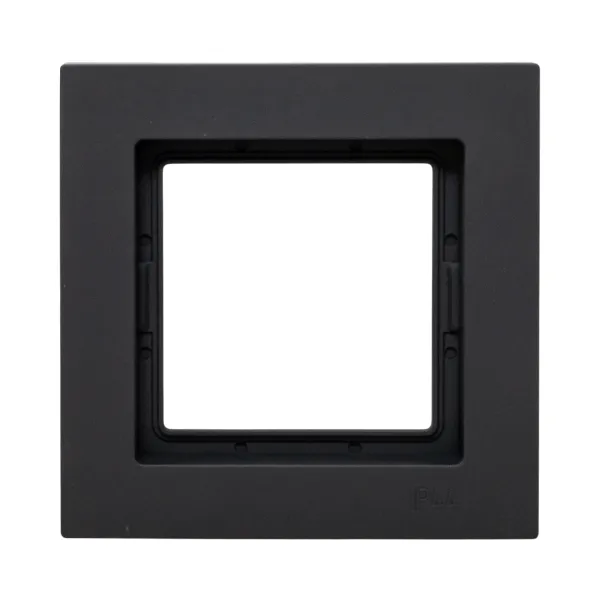1 - местная рамка, IP44, чёрная, пластик Эпика EKF