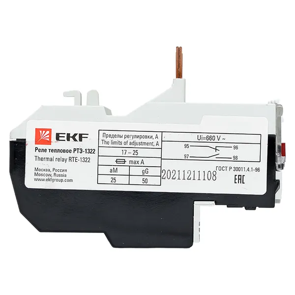 Реле тепловое РТЭ-1322 17-25А EKF PROxima