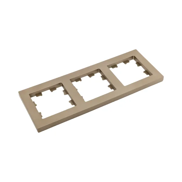 3 - местная рамка, шампань, пластик Эпика EKF