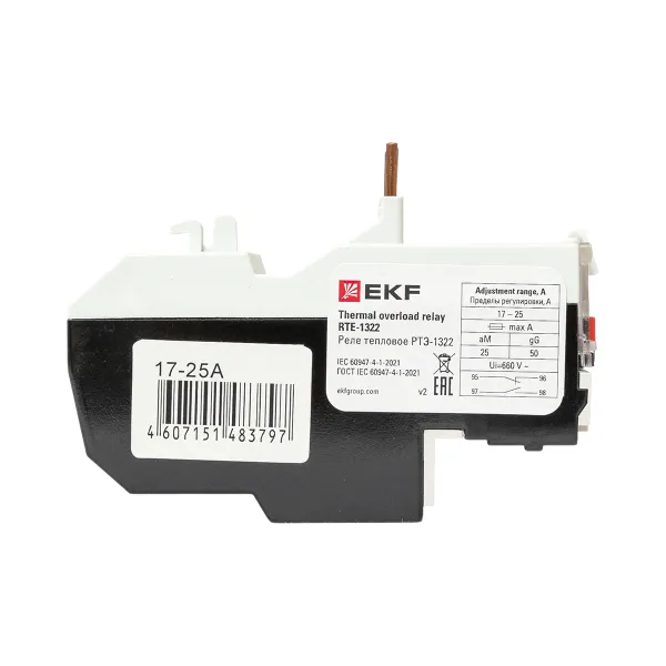 Реле тепловое РТЭ-1322 17-25А EKF PROxima