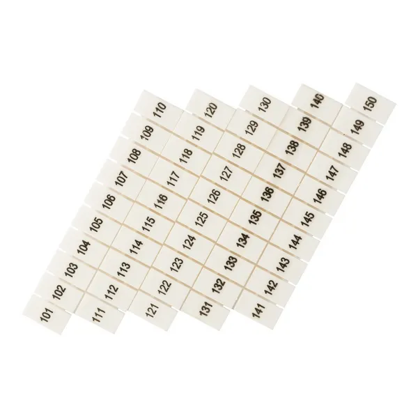 Маркеры для ST 1,5 с нумерацией 100-150 (100 шт.) EKF