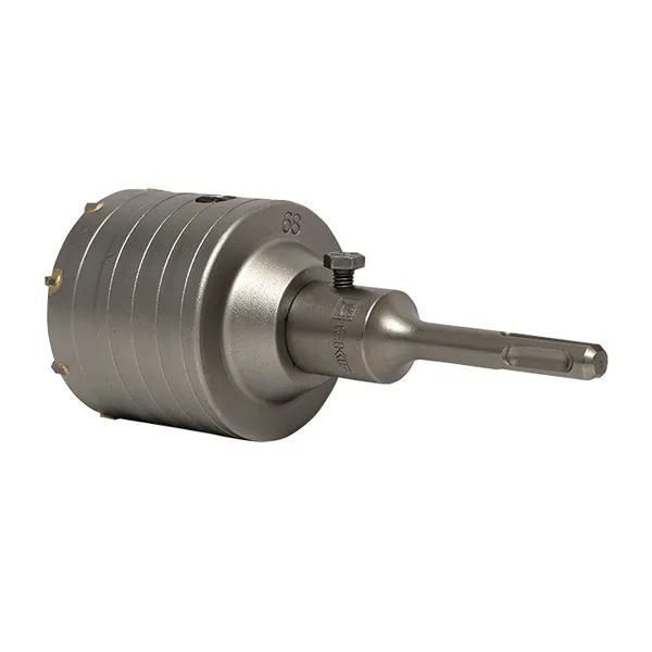 Коронка твердосплавная с оснасткой TCT-68 М22 SDS-plus EKF Master