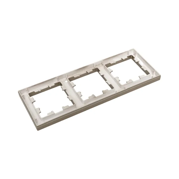 3 - местная рамка, шампань, пластик Эпика EKF