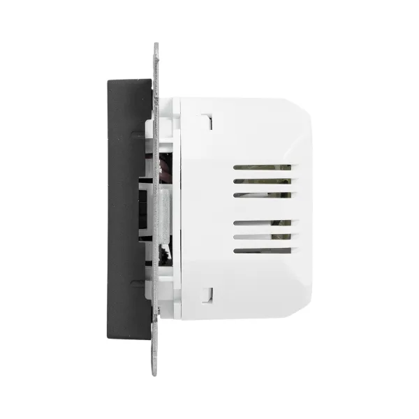 Механизм розетки USB-A+С, чёрный Эпика EKF