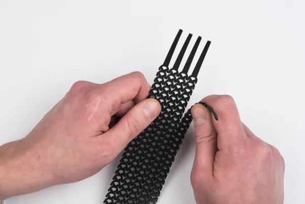 Хомут гибкий (20 шт.) зеленый FlexSTRAP EKF