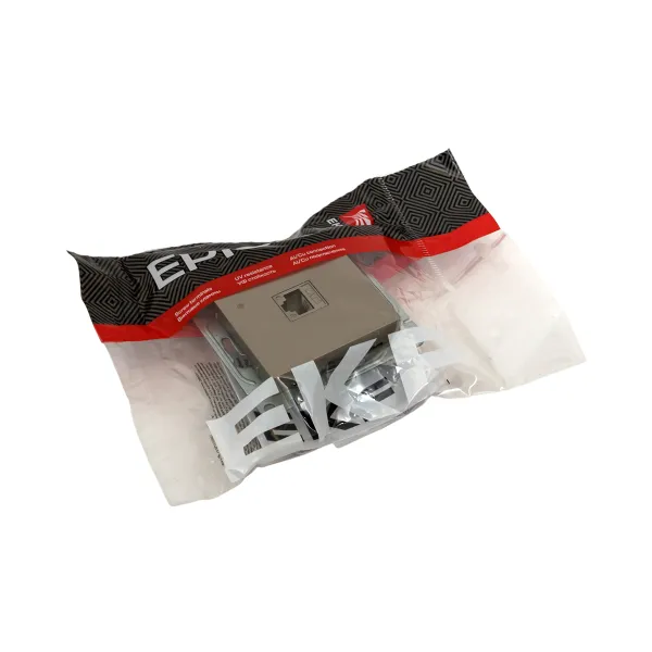 Механизм розетки RJ11, шампань Эпика EKF