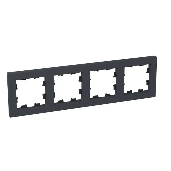 4 - местная рамка, графит, пластик Эпика EKF