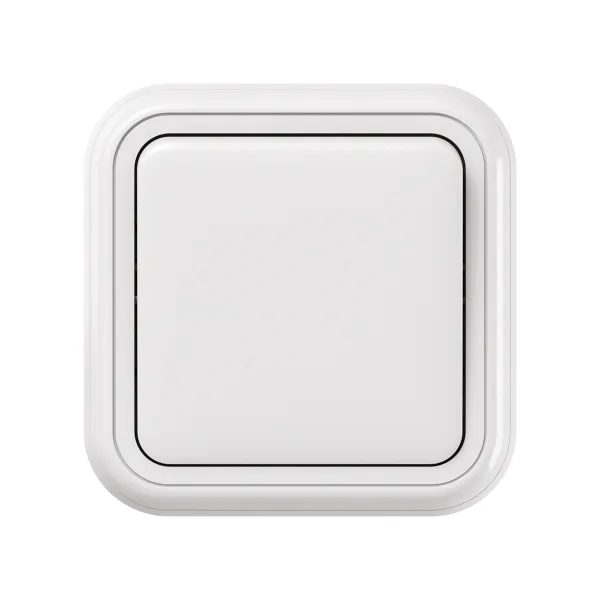 Выключатель, одноклавишный, СП, автоматические клеммы белый, Бронто EKF