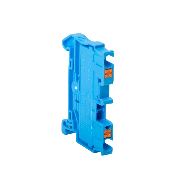 Клемма проходная Push-in 2.5 мм2 синяя EKF