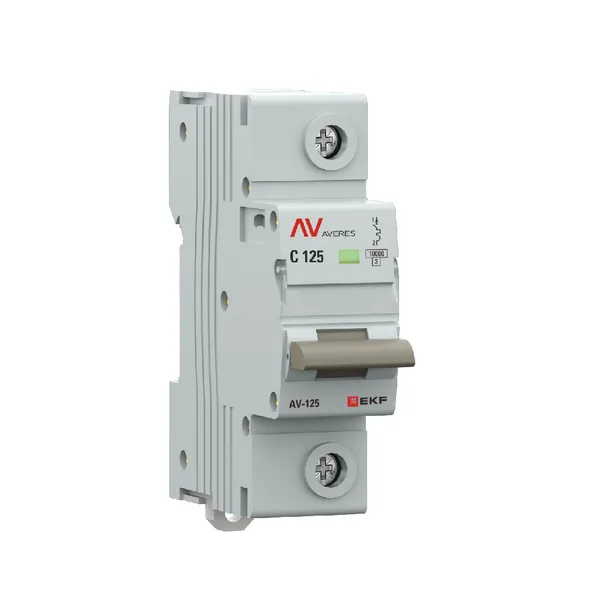 Выключатель автоматический AV-125 1P 125A (D) 10kA EKF AVERES