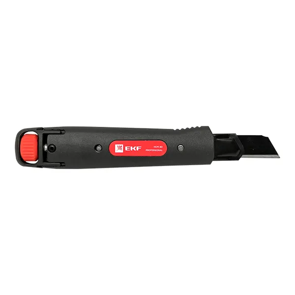 Нож строительно-монтажный 18 мм НСМ-80 (SK4) Heavy Duty (до 60 кг) EKF Professional
