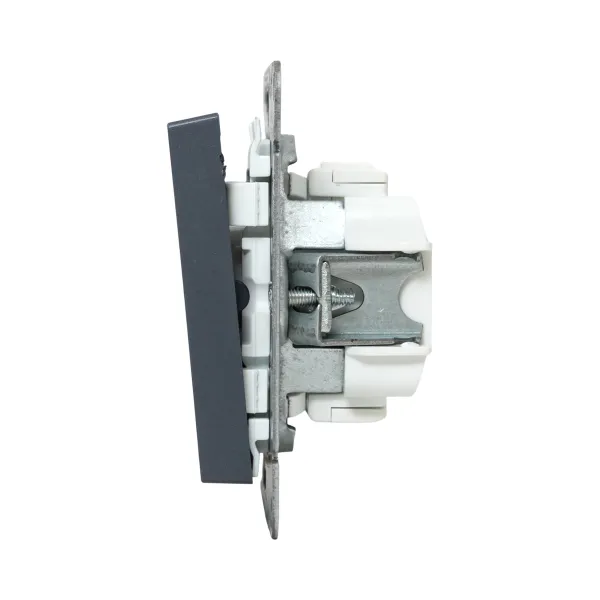 Механизм выключателя, трёхклавишный, графит Эпика EKF