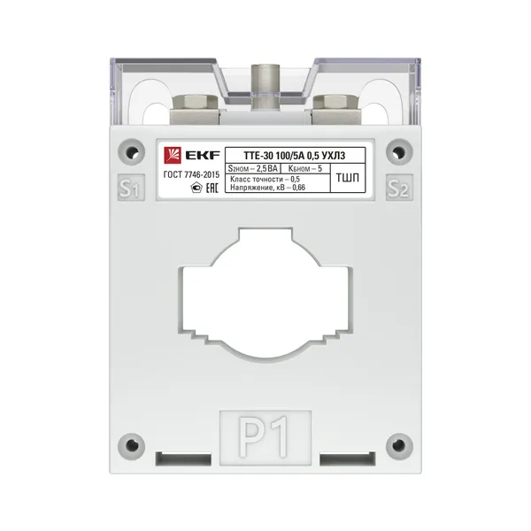 Трансформатор тока ТТЕ-30-200/5А mini класс точности 0,5 EKF PROxima