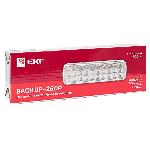 Светильник аккумуляторный BACKUP-250P постоянного действия LUMA EKF