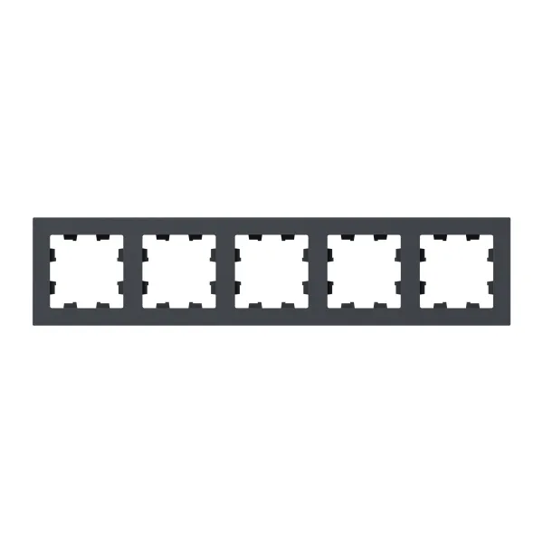 5 - местная рамка, графит, пластик Эпика EKF