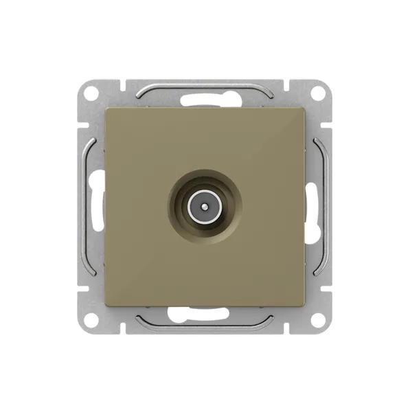 Механизм розетки TV, оконечная, шампань Эпика EKF