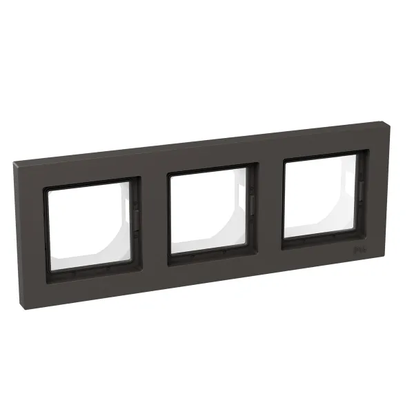 3 - местная рамка, IP44, мокко, пластик Эпика EKF