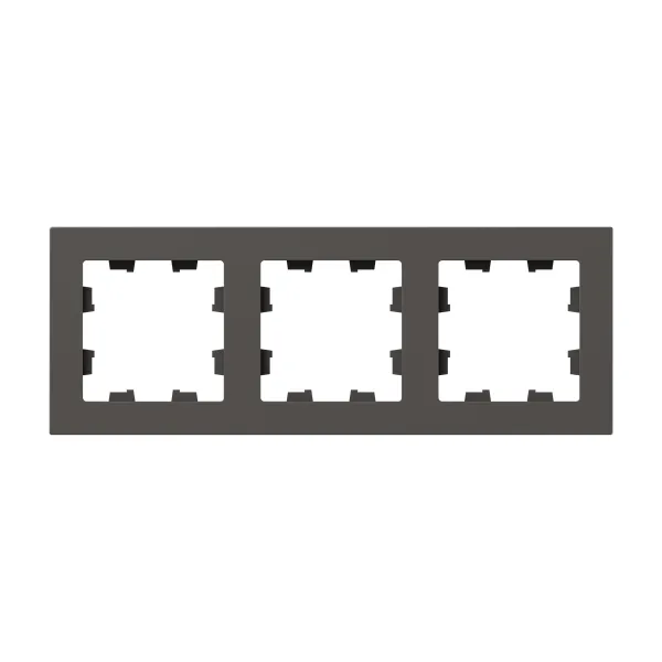 3 - местная рамка, мокко, пластик Эпика EKF