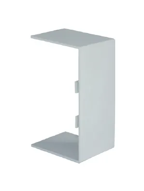Соединитель (20х10) (1 шт) белый EKF-Plast