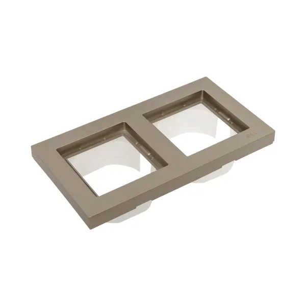 2 - местная рамка, IP44, шампань, пластик Эпика EKF