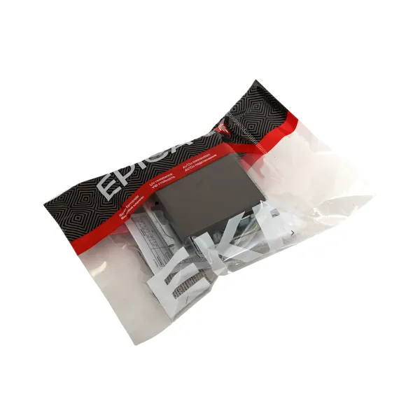 Механизм выключателя, одноклавишный, кнопочный, мокко Эпика EKF