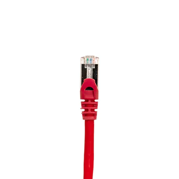 Патч-корд TERACOM CS Cat.6A экранированный S/FTP оболочка LSZH красный (5,0м)