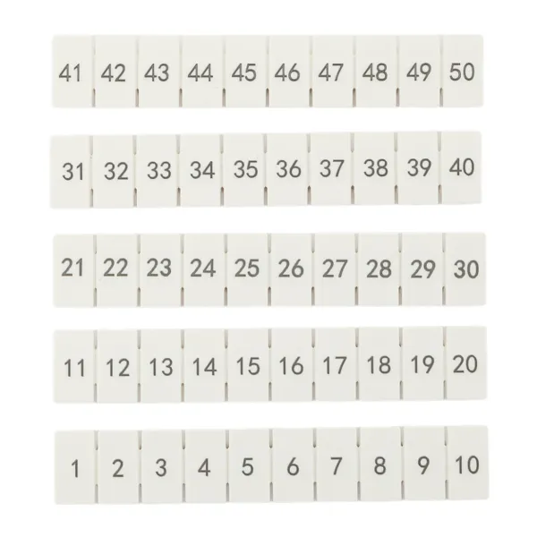 Маркировка для клемм 6 UT 1-50 (100 шт)