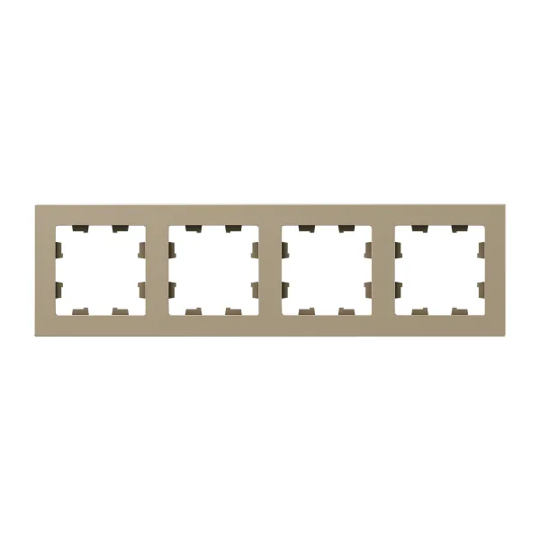 4 - местная рамка, шампань, пластик Эпика EKF