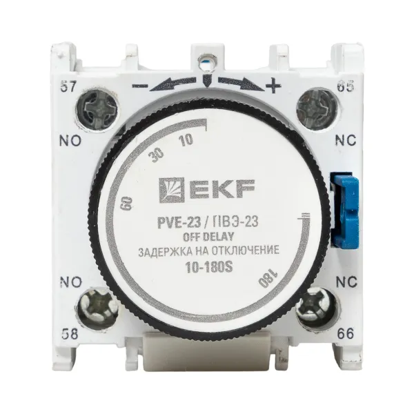 Приставка выдержки времени отключения ПВЭ-23 10-180сек NO+NC EKF PROxima
