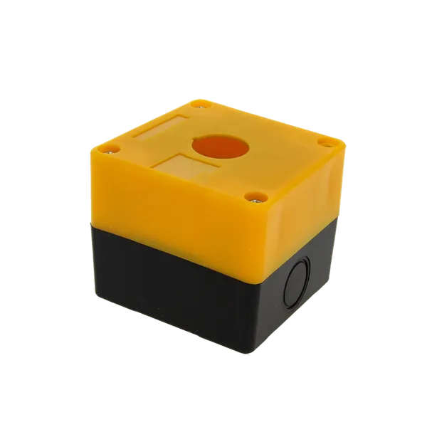 Корпус КП101 пластиковый 1 кнопка желтый EKF PROxima