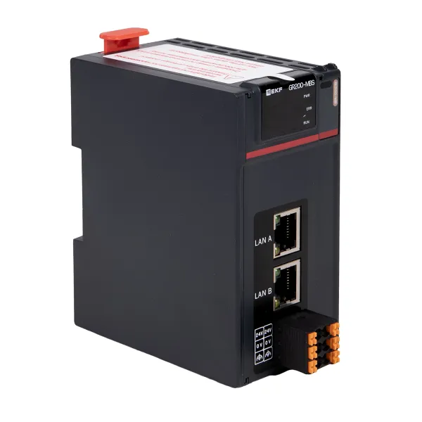 Модуль сетевой удалённого расширения ввода и вывода Modbus TCP GR200-MBS D-CARD EKF