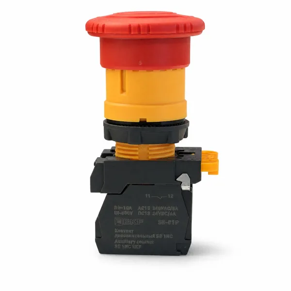 Кнопка SB-81 грибовидная поворотная 1NC красная IP65