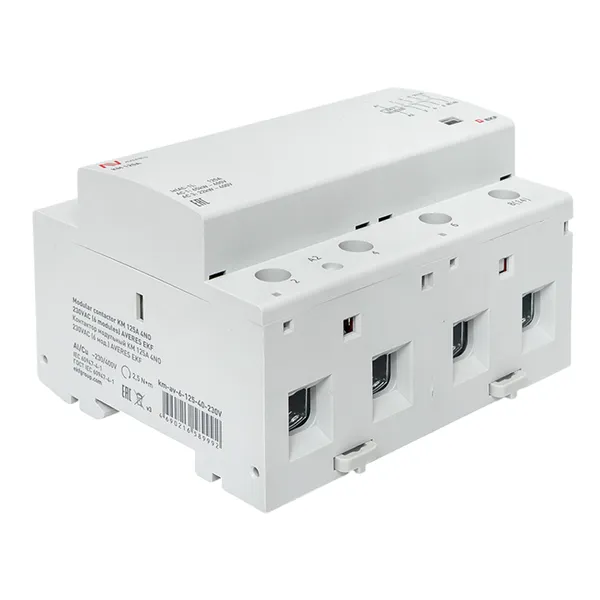 Контактор модульный КМ 125А 4NO 230VAC (6 мод.) AVERES EKF