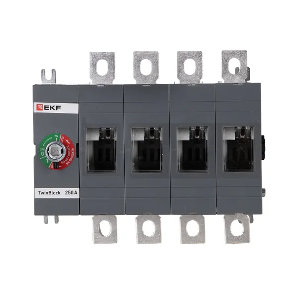 Рубильник 250A 4P без рукоятки управления TwinBlock EKF