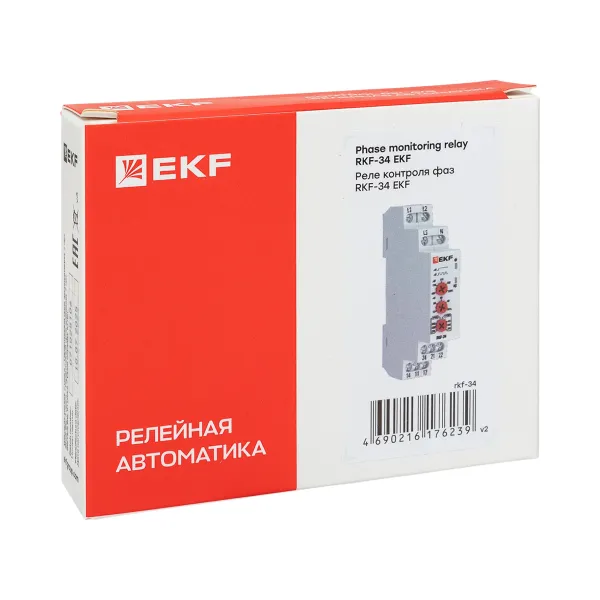 Реле контроля фаз RKF-34 EKF PROxima