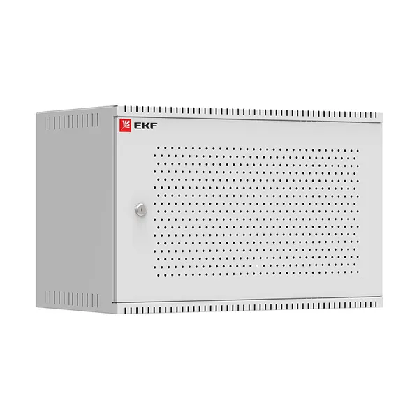 Шкаф телекоммуникационный настенный 6U (600х350) дверь перфорированная, Astra серия EKF PROxima