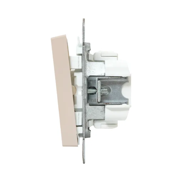 Механизм выключателя, трёхклавишный, кремовый Эпика EKF