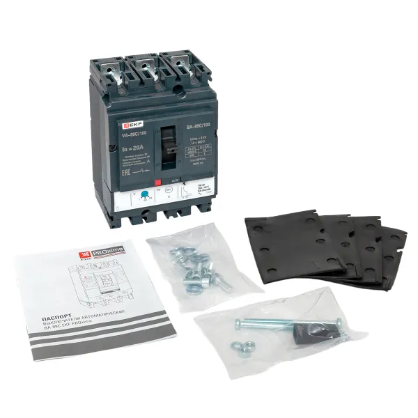 Выключатель автоматический ВА-99C 100/20А 3P 35кА EKF