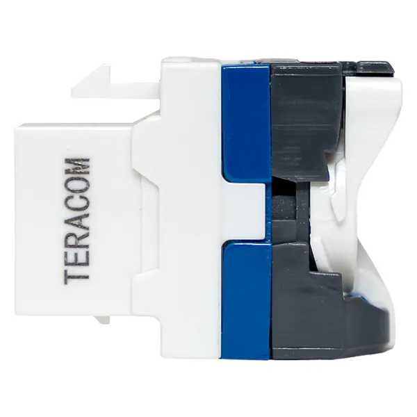 Модуль Keystone TERACOM CS Cat.5E неэкранированный 110 IDC 180 градусов самозажимной (Toolless) серый