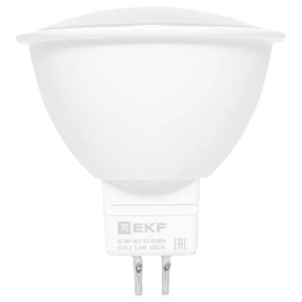 Умная лампа GU5.3 EKF Connect 4,5W WIFI RGBW