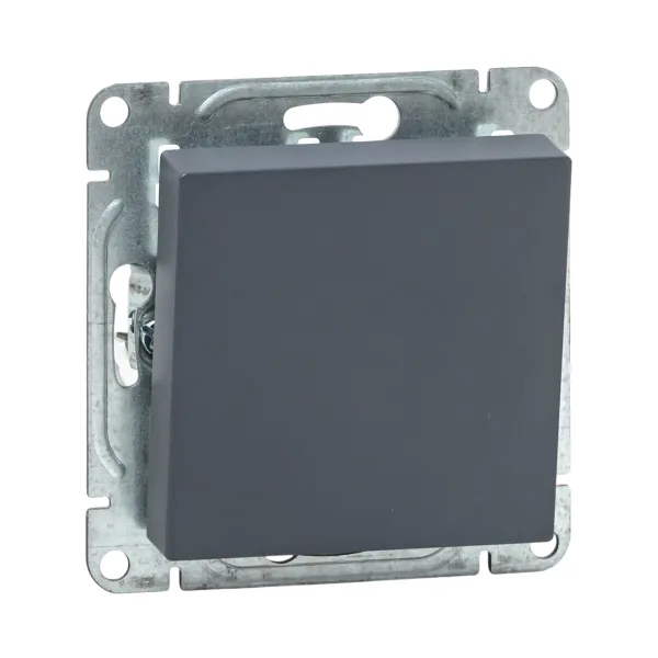 Механизм выключателя, одноклавишный, кнопочный, графит Эпика EKF