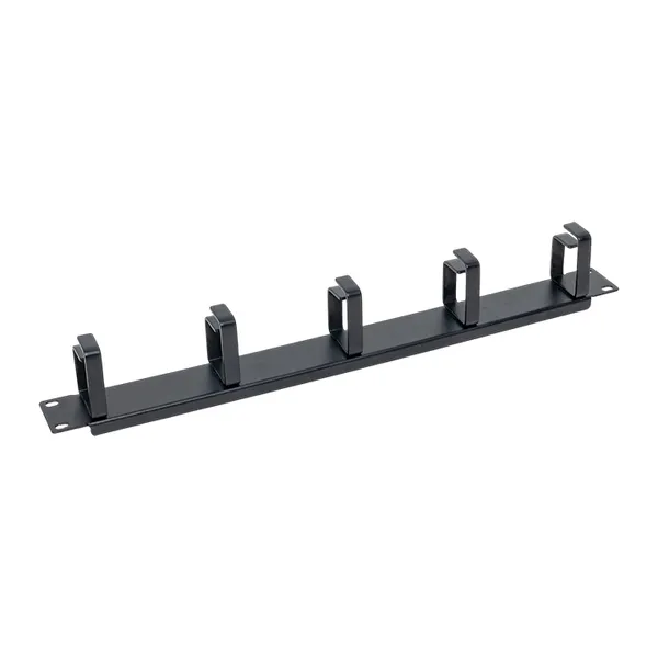 Кабельный органайзер TERACOM PRO 1U 5 колец чёрный