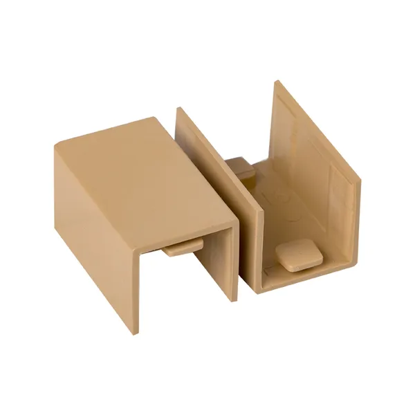 Соединитель (16х16) (4 шт) светлое дерево EKF-Plast