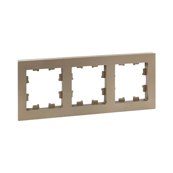 3 - местная рамка, шампань, пластик Эпика EKF