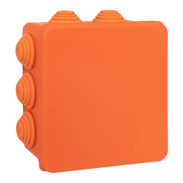 Коробка огнестойкая E45 100х100х50мм с клеммниками 5 полюсов 0,5-10мм2 IP55 HF EKF